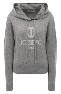 Худи из шерсти и кашемира Iceberg