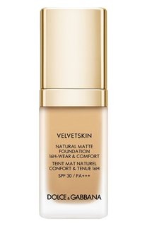 Матирующее тональное средство-флюид Velvetskin, оттенок Ecru 225 (30ml) Dolce & Gabbana