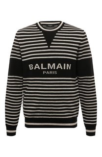 Джемпер из шерсти и льна Balmain