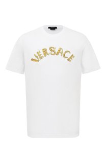 Хлопковая футболка Versace