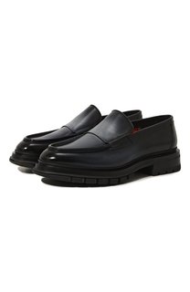 Кожаные лоферы Santoni