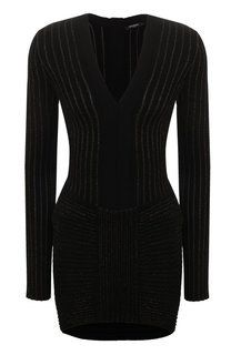 Платье из вискозы Balmain