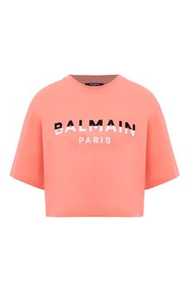 Хлопковая футболка Balmain