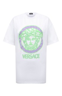 Хлопковая футболка Versace