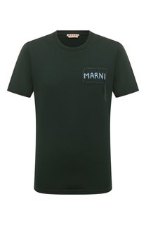 Хлопковая футболка Marni