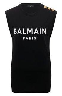 Хлопковая майка Balmain