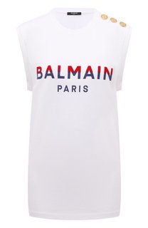 Хлопковая майка Balmain