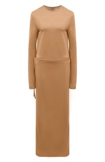 Платье из вискозы и шерсти Jil Sander