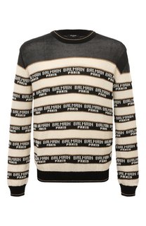 Джемпер из хлопка и шерсти Balmain