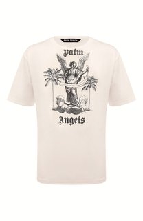 Хлопковая футболка Palm Angels