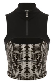 Хлопковый топ Balmain
