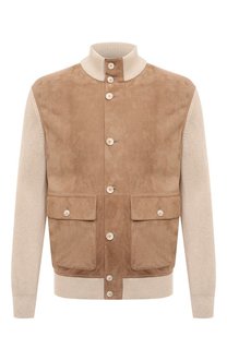 Комбинированный кардиган Brunello Cucinelli