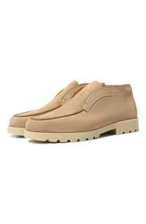 Замшевые ботинки Santoni