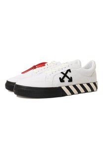 Текстильные кеды Vulcanized Off-White