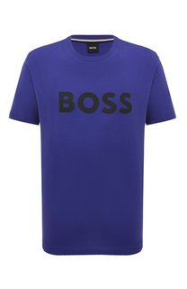 Хлопковая футболка BOSS