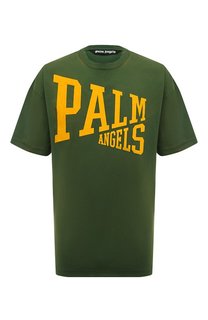 Хлопковая футболка Palm Angels