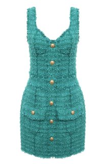 Твидовое платье Balmain