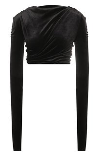 Бархатный топ Rick Owens Lilies