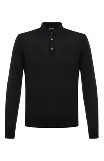 Поло из кашемира и шелка Zegna