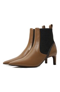 Кожаные ботильоны Brunello Cucinelli