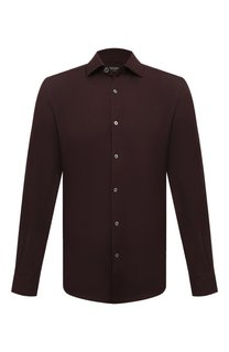 Сорочка из хлопка и кашемира Zegna