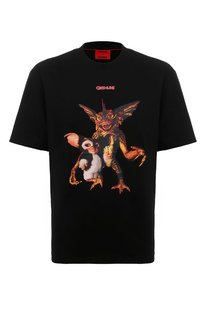 Хлопковая футболка HUGO