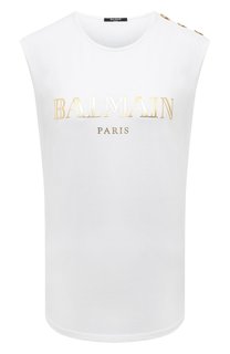 Хлопковая майка Balmain