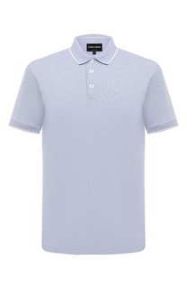 Хлопковое поло Giorgio Armani