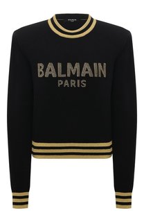 Пуловер из шерсти и кашемира Balmain