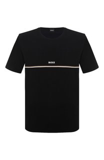 Хлопковая футболка BOSS