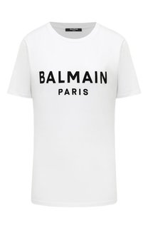 Хлопковая футболка Balmain