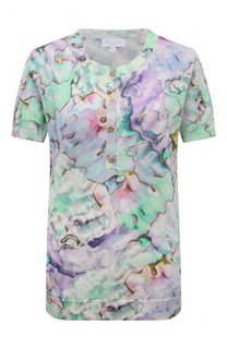 Топ из вискозы и хлопка Escada Sport