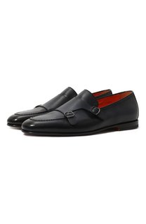 Кожаные монки Santoni