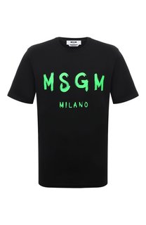 Хлопковая футболка MSGM