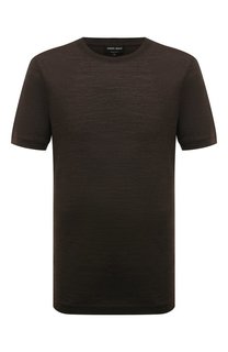 Шерстяная футболка Giorgio Armani