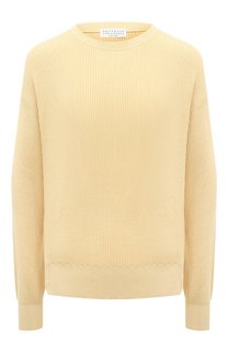 Хлопковый пуловер Brunello Cucinelli