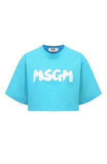 Хлопковая футболка MSGM