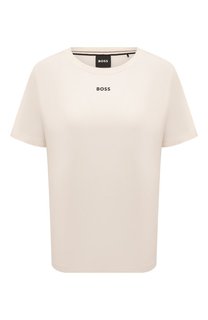 Хлопковая футболка BOSS