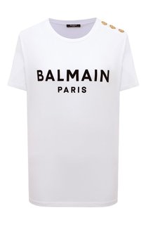 Хлопковая футболка Balmain