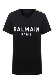 Хлопковая футболка Balmain