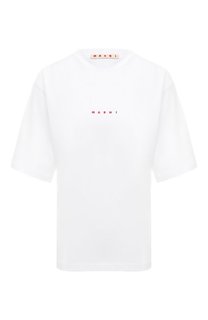 Хлопковая футболка Marni