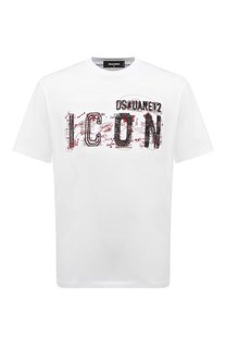 Хлопковая футболка Icon Dsquared2