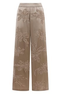 Шелковые брюки Brunello Cucinelli