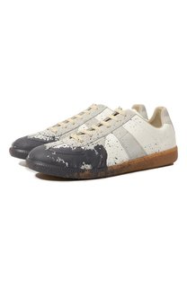 Кожаные кеды Replica Maison Margiela