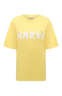 Хлопковая футболка Marni