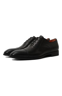 Кожаные оксфорды Santoni