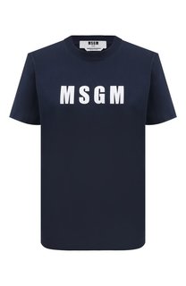 Хлопковая футболка MSGM