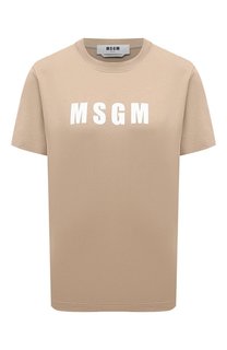 Хлопковая футболка MSGM