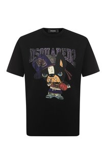 Хлопковая футболка Dsquared2