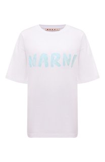 Хлопковая футболка Marni
